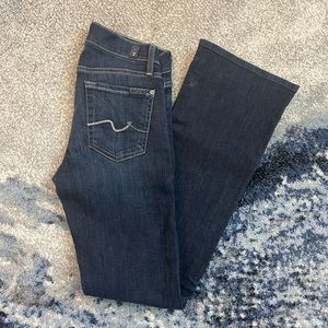7 for All Mankind, size 25, excellent condition, bootcut jeans.